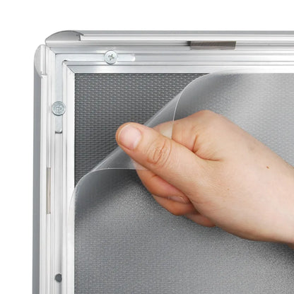 A2 Silver Snap Frame Self Adhesive Mount 25mm Profiles