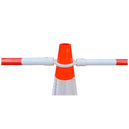 Retractable Traffic Cone Bar – Red/White Extendable Safety Barrier