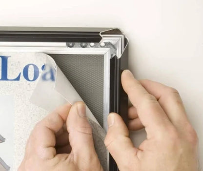 A0 Heavy Duty Snap Frames 32mm Black