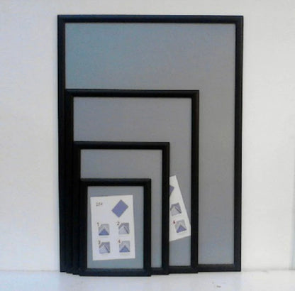 A3 Snap Lock Frame Black 25mm Profiles Wall mount