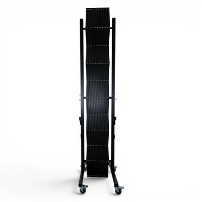 2m High Mobile Expandable Security Gate – 3m Wide with Floor Drop Bolts