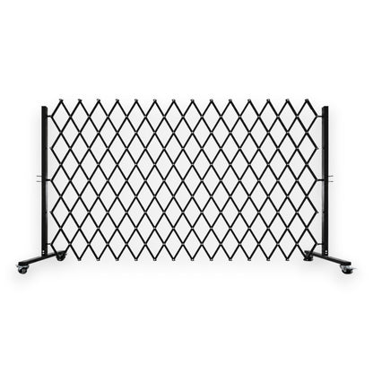 2m High Mobile Expandable Security Gate – 3m Wide with Floor Drop Bolts