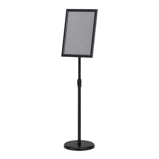 A3 Black Menu Poster Stand with Lockable Snap Frame