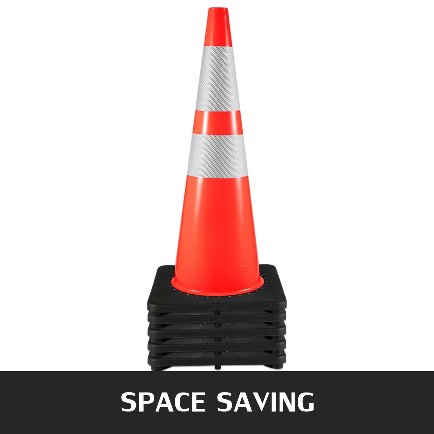 Traffic Cone 900mm Reflective Safety – Heavy Duty High Visibility Cone