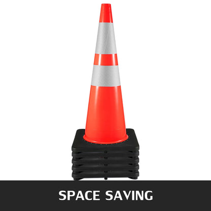 Traffic Cone 900mm Reflective Safety – Heavy Duty High Visibility Cone