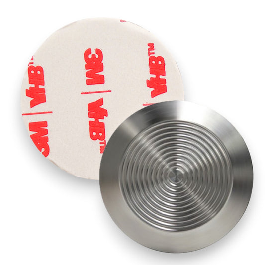 Tactile Indicator Stud – Stainless Steel, 3M Adhesive Back, 35mm