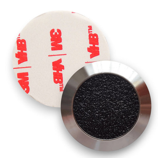 Tactile Indicator 3M Adhesive – Stainless Steel with Black Carborundum Insert