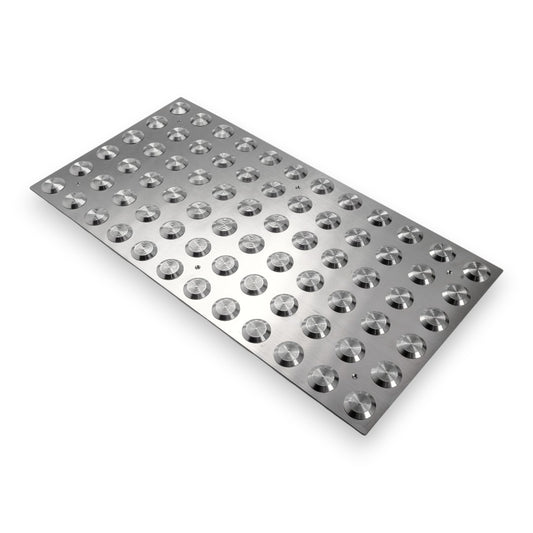 Tactile Indicator Plate – Stainless Steel 300x600mm