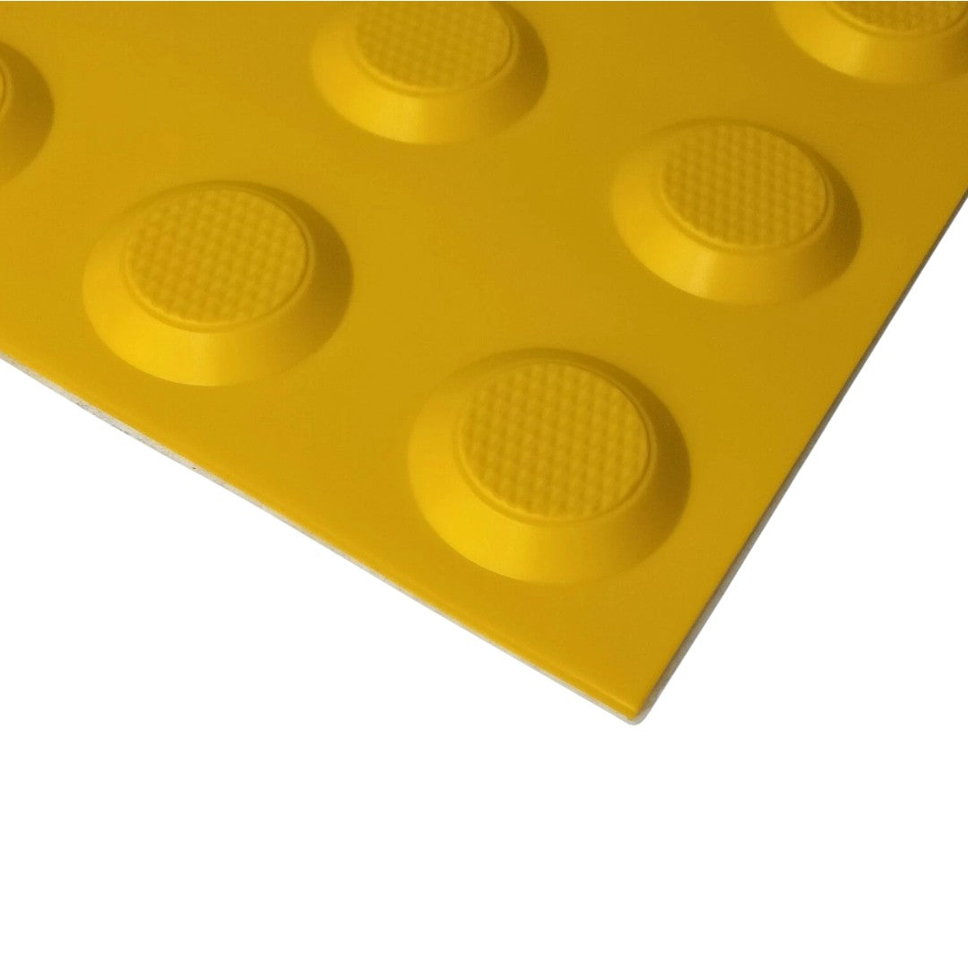 Tactile Indicator – Peel & Stick Hazard 300x300mm Yellow, P5 Slip Rated