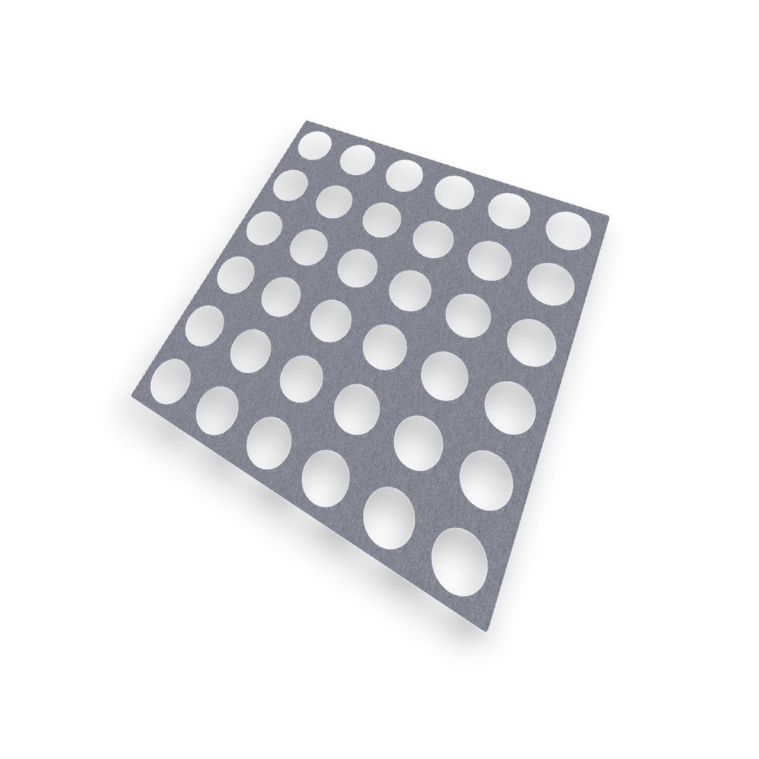 Tactile Installation Template – Peel & Stick 300x300mm, Stainless Steel
