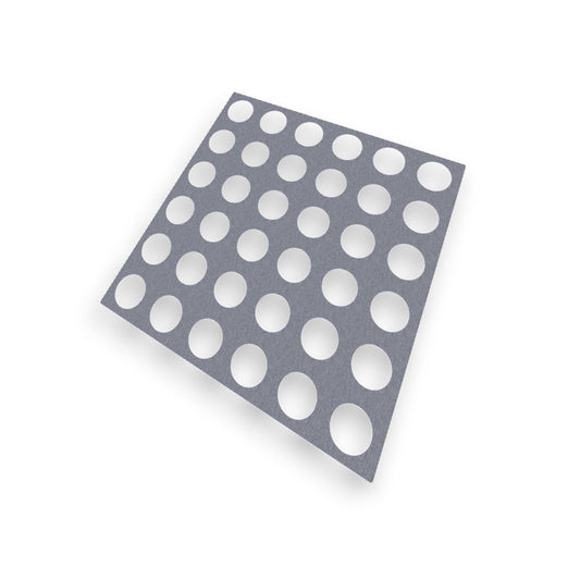 Tactile Installation Template – Peel & Stick 300x300mm, Stainless Steel