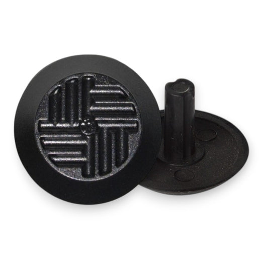Plastic Tactile Indicator – Black, 35mm