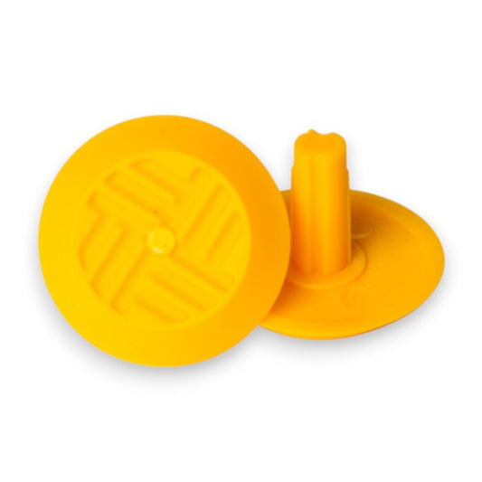 Plastic Tactile Indicator – Yellow, 35mm