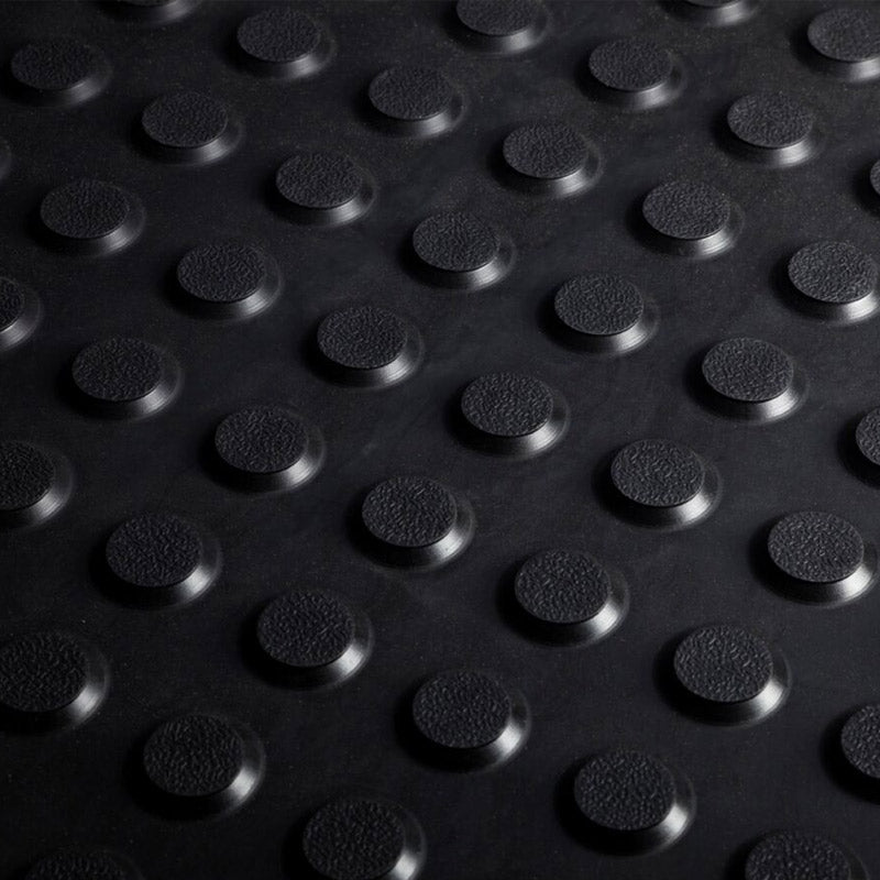 Tactile Indicator – Peel & Stick Hazard 300x300mm Black, P5 Slip Rated