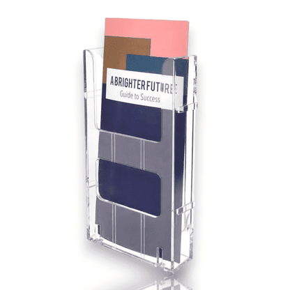 16xDL Wall Mount Brochure Holders Lit Loc